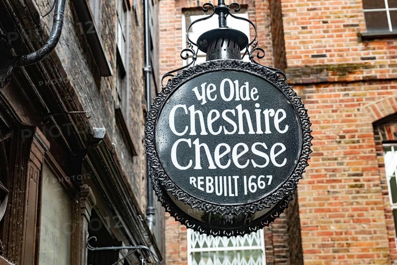 London, United Kingdom. August 2nd 2023 Ye Olde Cheshire Cheese pub is a Grade II listed public house at 145 Fleet Street, known for its literary associations including Charles Dickens and Mark Twain