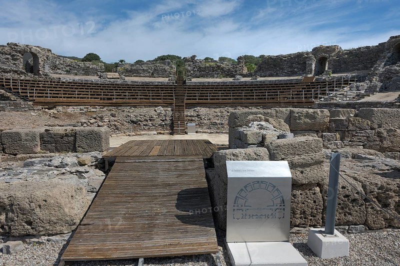 Amphitheatre, Baelo Claudia Archaeological Museum, Cádiz, Spain