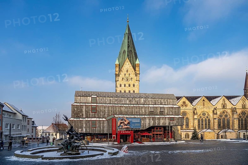 Paderborn Cathedral and the Diocesan Museum, Paderborn, North Rhine-Westphalia, Germany