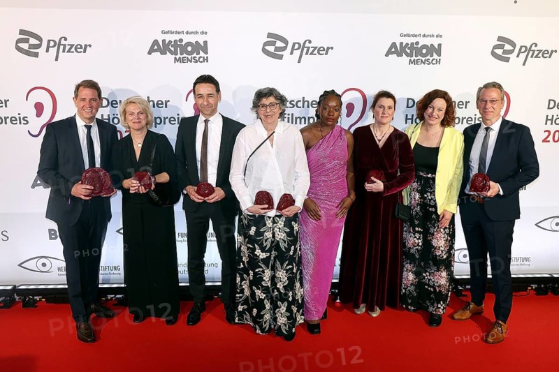Winner after the German Audio Film Awards ceremony at the Colosseum cinema in Berlin on 24.03.2026