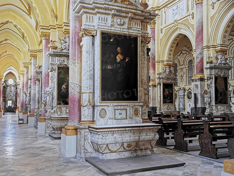 Former abbey church, monastery church of the former Cistercian abbey of Ebrach, Bamberg district, Upper Franconia, Bavaria, Germany
