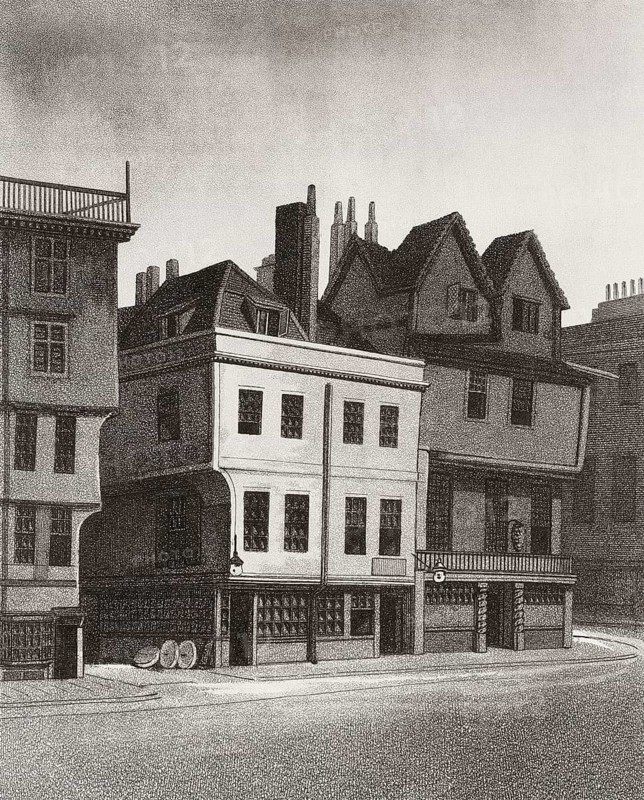 View on King Street, Westminster, London, UK, 1807