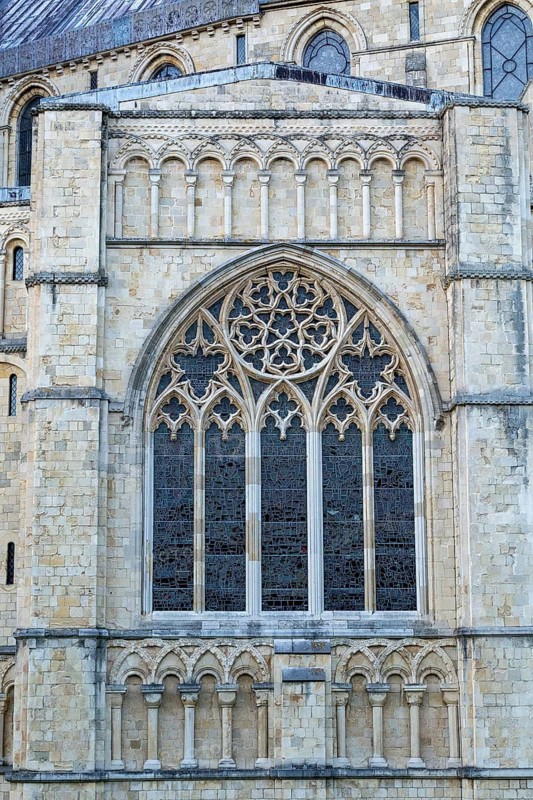 Window, Cathedral, Canterbury, Kent, England, Great Britain