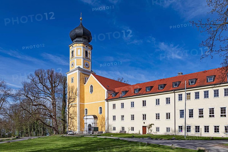 Bernried Monastery on Lake Starnberg in Bernried, Germany