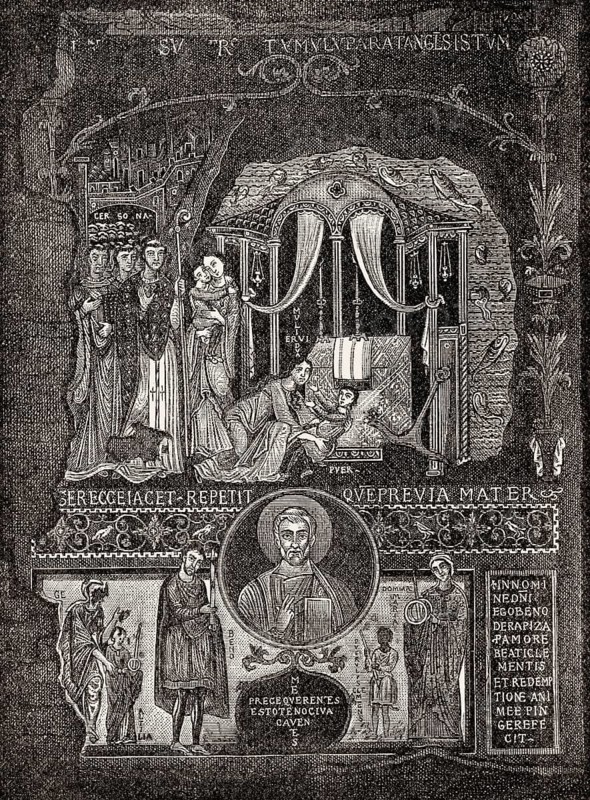 Legend of Saint Clement of Rome, 10th century, Basilica of Saint Clement, Rome, Italy
