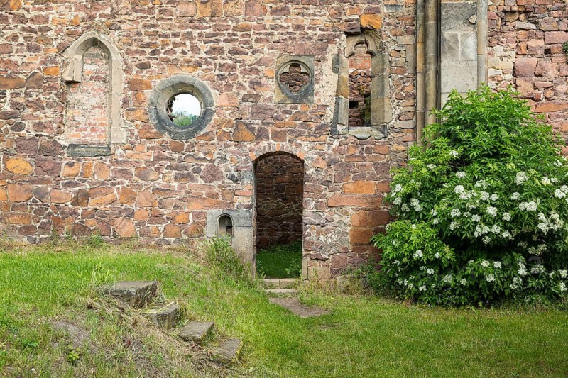 Holy Cross monastery ruins, Meissen, Saxony, Germany