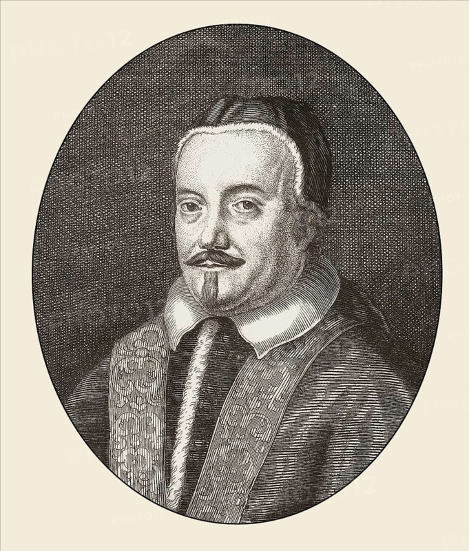Pope Alexander VIII, Alessandro VIII, Alexandre VIII, Alejandro VIII, Pietro Vito Ottoboni, 1610 – 1691, ruler of the Papal States from 1689 until his death in 1691, digitally edited
