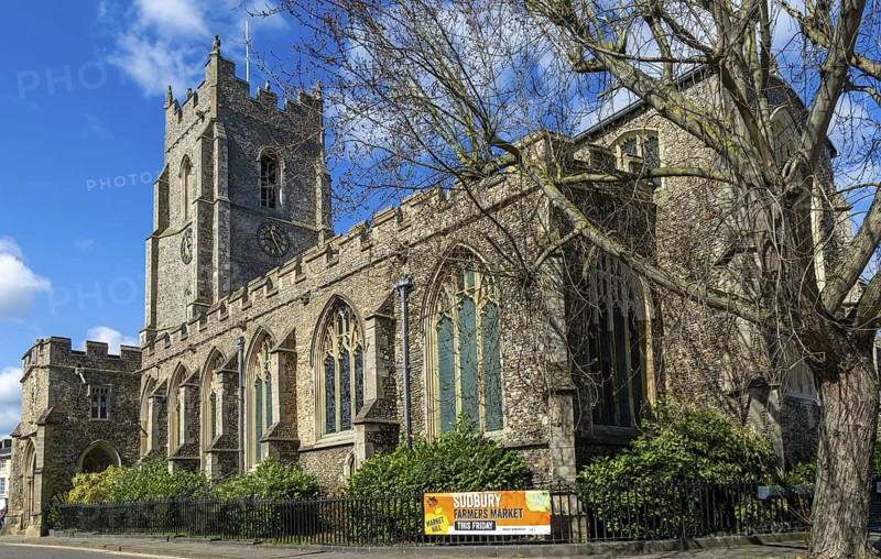 Church of Saint Peter, Sudbury, Suffolk, England, UK now an Arts Centre