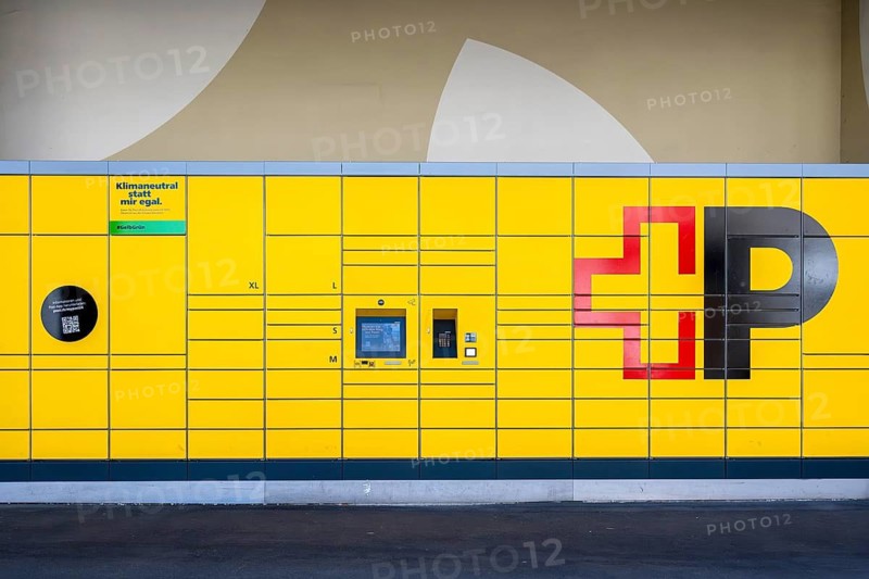 The Swiss Post parcel machine my Post 24