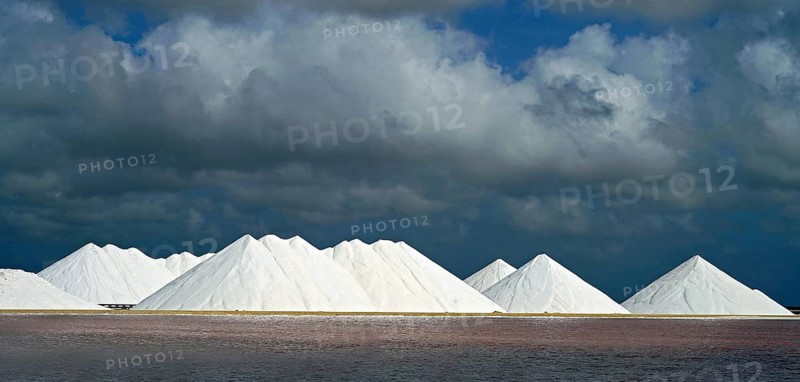 Caribbean - Bonaire - salt production - salines
