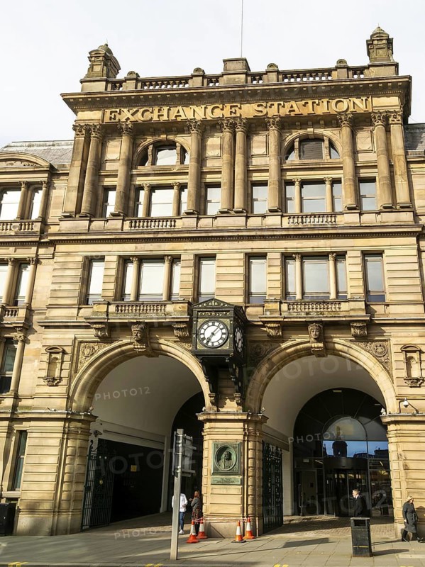 Exchange Station railway building, Tithebarn Street, city centre Liverpool, England, UK architect John Hawkshaw built 1850