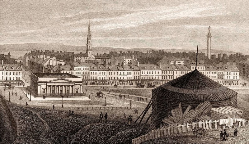 Part of the New Town, from Ramsey Gardens, Edinburgh, Scotland, 19th century, from Modern Athens by Th. H. Shepherd