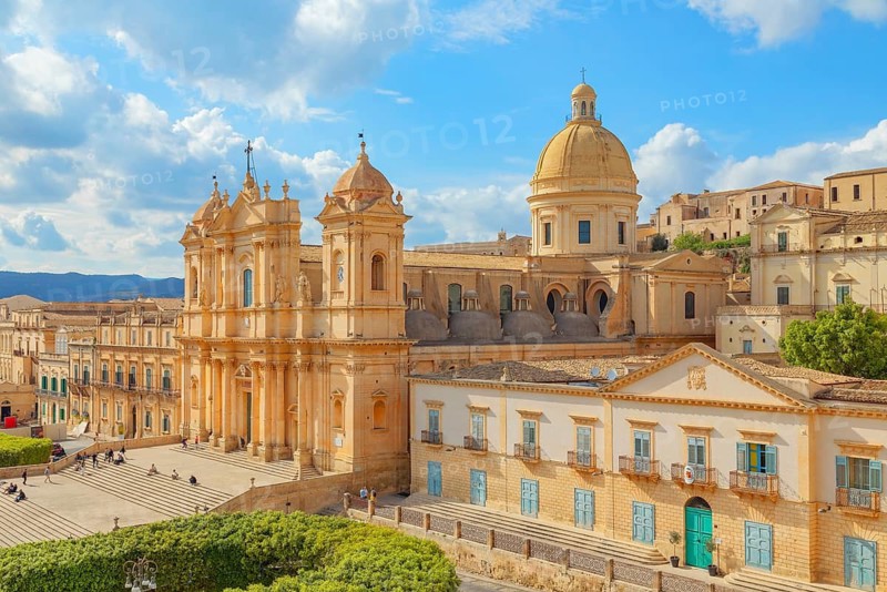 San Nicolò Cathedral, Noto, Noto Valley, Sicily, Italy