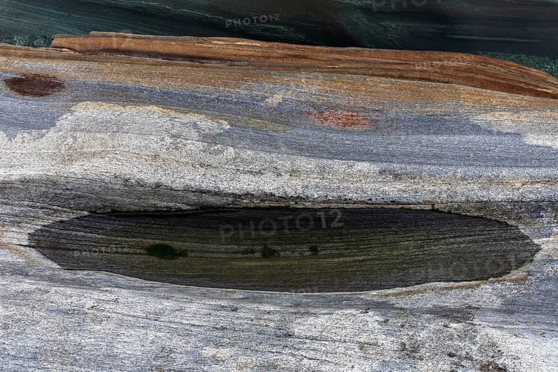 Rocks, rock structures, Verzasca River, near Lavertezzo, Verzasca Valley, Valle Verzasca, Canton Ticino, Switzerland
