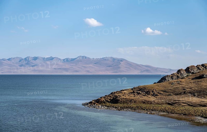 Song Kul mountain lake, Naryn region, Kyrgyzstan