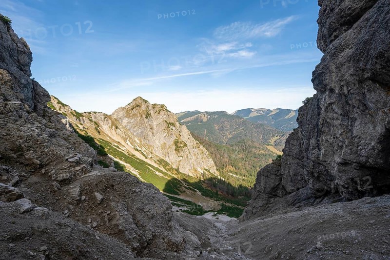 Schinderkar, Tegernsee mountains in the Mangfall mountains, Germany