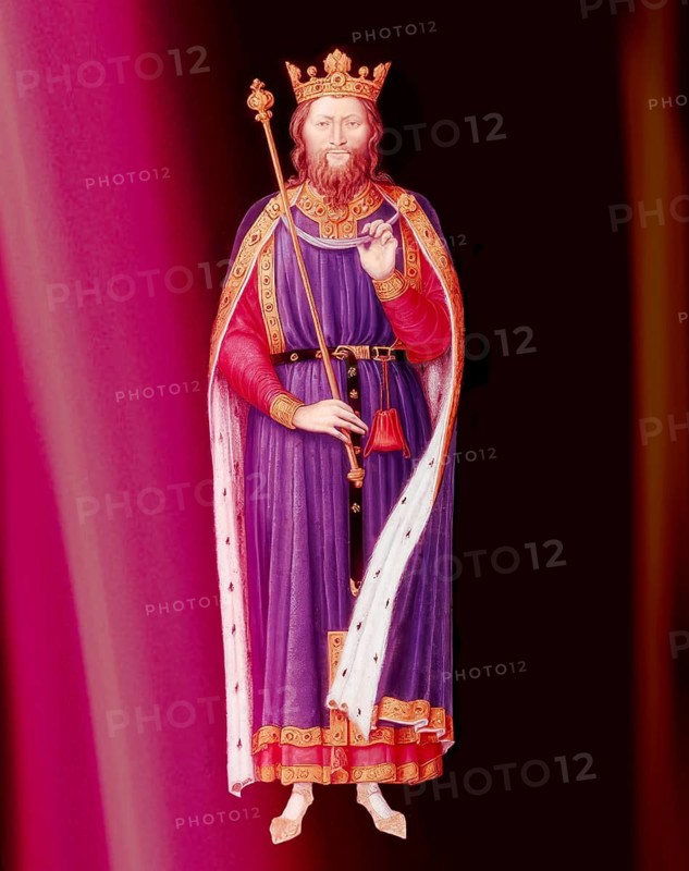 Clovis, Chlodovechus, Chlodwig I., Chlodowech, 466-511, King of the Franks of the Merovingian dynasty, digitally edited after Jean_de_Tillet