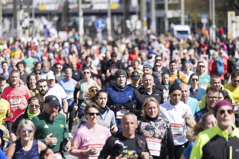 Runners at the 44th Generali Berlin Half Marathon 2025 in Berlin on 06.04.2025