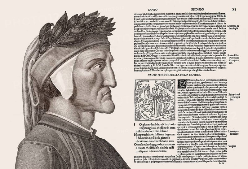 Dante Alighieri, 1265, 1321, Italian poet and philosopher