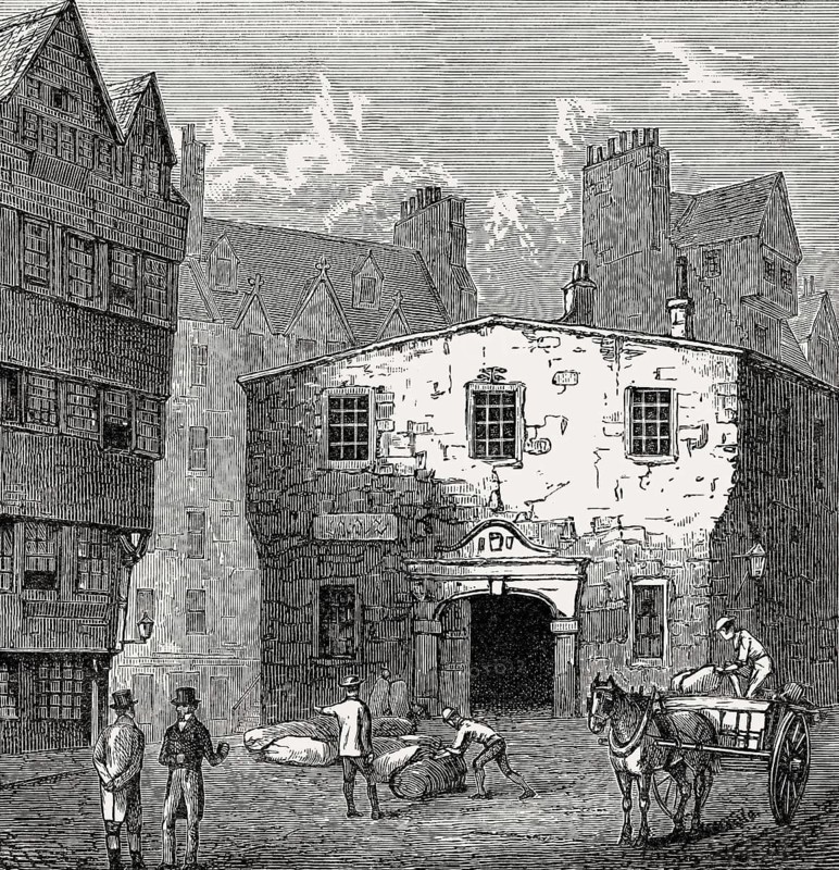 The Weigh House, Edinburgh, Scotland, 19th century