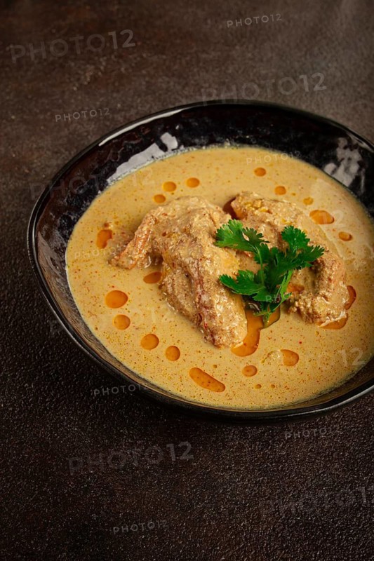 Satsivi, chicken in walnut sauce Baghe, cold dish, Georgian cuisine, homemade, no people