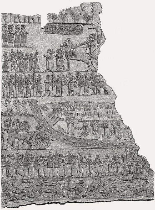 The Battle of the Ulai River, in c. 653 BCE