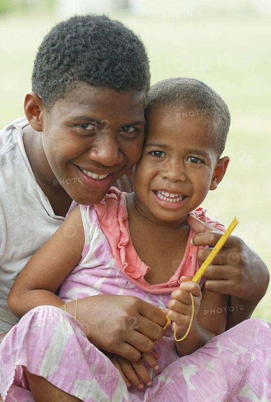 Kids smiling, Yasawa island group, Fiji, South Pacific islands, Pacific