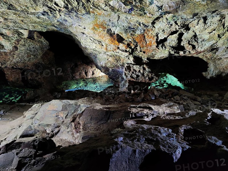 Visitor gallery of the Steinkaulenberg gemstone mines, show mine in Idar-Oberstein, Rheinpland-Pfalz, Germany