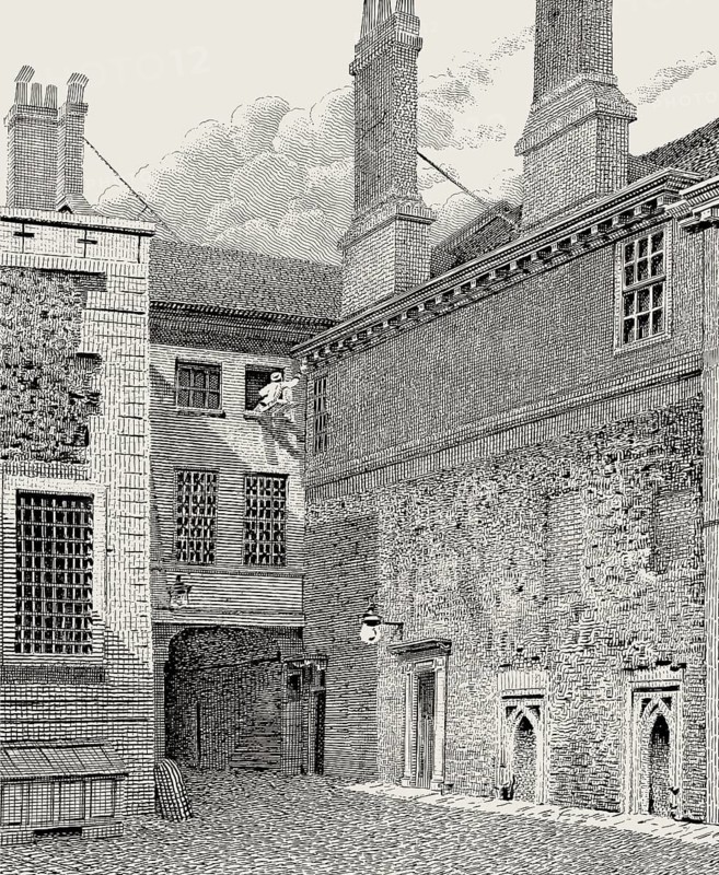 The Speaker‘s Court yard from the south west, Westminster, London, England, 1805