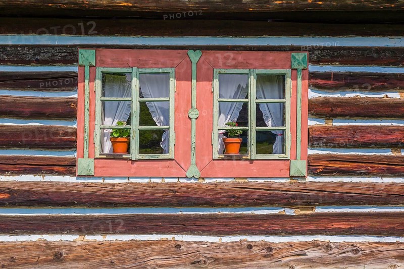 Open-air museum Stará Lubovna, Slovakia Goralen huse from Velká Lesná