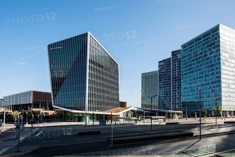 High-rise buildings, Place de l'Europe, Plateau de Kirchberg, Luxembourg, Luxembourg City, Luxembourg