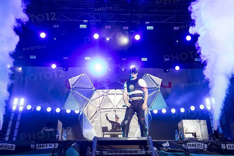 Ski Aggu (Jean Diederich) at the Highfield Festival on Saturday, Störmthaler See, 17.08.2024