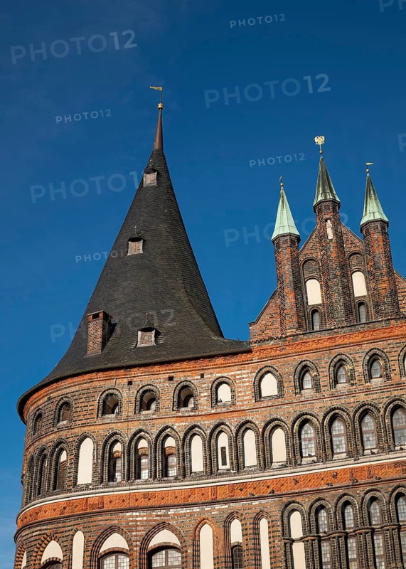 Holstentor, Holstentorplatz, Lübeck, Schleswig-Holstein, Germany