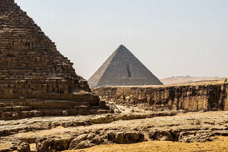 Giza Pyramids, UNESCO World Heritage Site, Giza, Cairo, Egypt