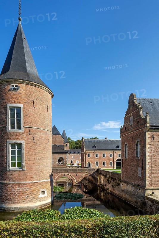 Commandery of Alden Biesen, 16th-century moated castle at Rijkhoven, Bilzen, province of Limburg, Flanders, Belgium