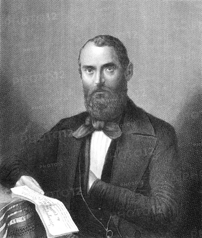 Ludewig Gottlieb Carl Nauwerck, 1810-1891, a German orientalist and member of the National Assembly in Frankfurt, Ludewig Gottlieb Carl Nauwerck, 1810-1891, ein deutscher Journalist, Orientalist und Mitglied der Frankfurter Nationalversammlung