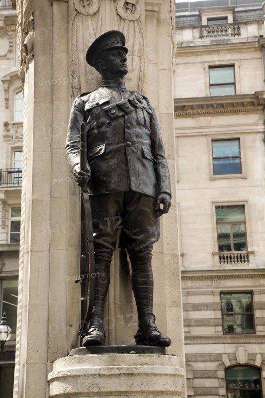 First world war memorial in front of the Royal Exchange, City of London, London