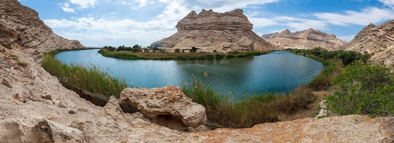 Wadi Sinaq near Hasik, Oman