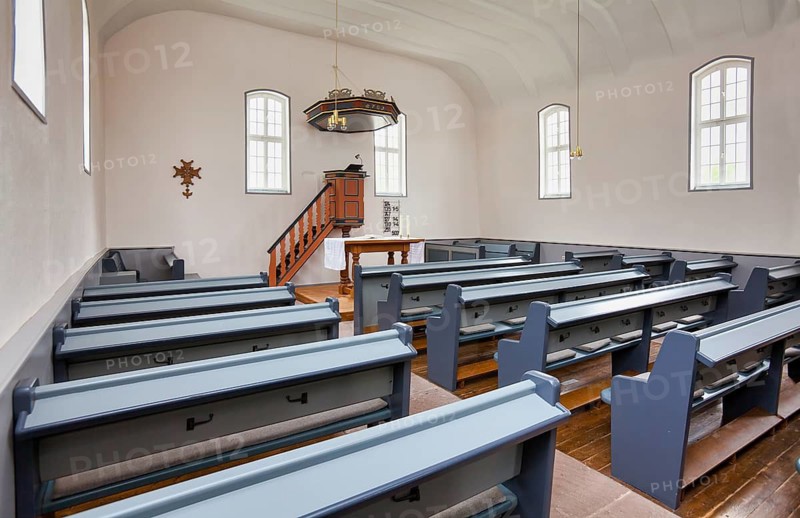 Huguenot church Kelze, Hofgeismar, Weserbergland, Hesse, Germany
