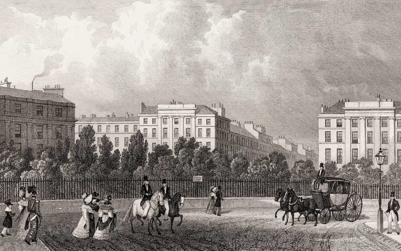 Royal Circus, Edinburgh, Scotland, 19th century, from Modern Athens by Th. H. Shepherd