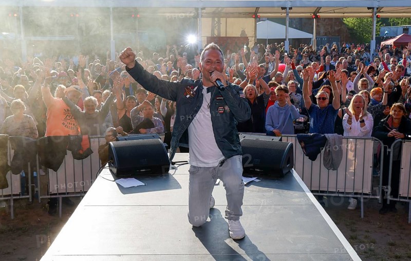 Mitch Keller at the Schlager Radio - Festival in Neuruppin at Hanger 312 on 24.05.25