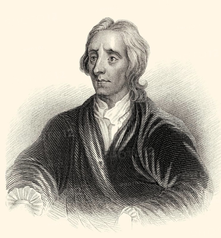 John Locke, 1632-1704, englischer Philosoph und Arzt der Aufklärung
