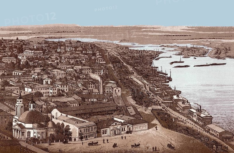 Podil, Kiev, Ukraine, early 20th-century