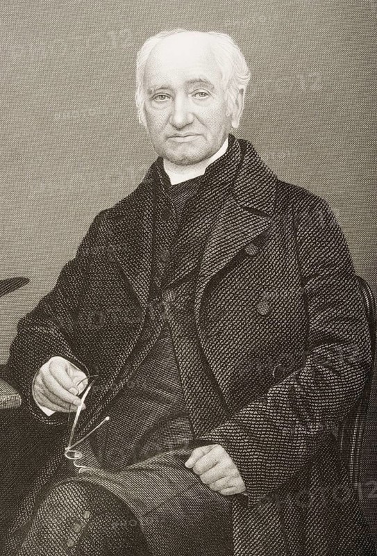 Thomas Vowler Short, 1790-1872, English author, historian and Bishop of St Asaph. Painted by DJPound after a photograph by Mayall. From the book The Drawing-Room of Eminent Personages, Volume 1, published in London 1860, digitally restored reproduction from a 19th century original, record date not stated