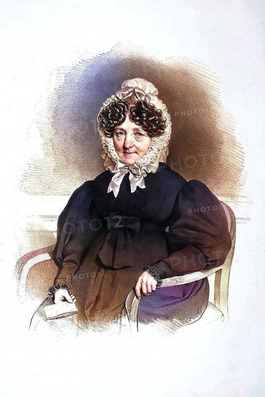 Konstantia Reyer, née von Millesi (1770-1859) Wife of F. T. Reyer, Historical, digitally restored reproduction from a 19th century original, Record date not stated