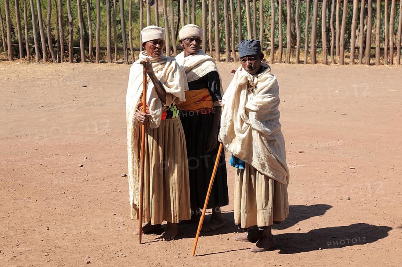 Pilgrims in Lalibela, Ethiopia