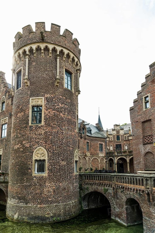 Moated castle, Schloss Paffendorf, Bergheim, Rhine-Erft district, North Rhine-Westphalia, Germany