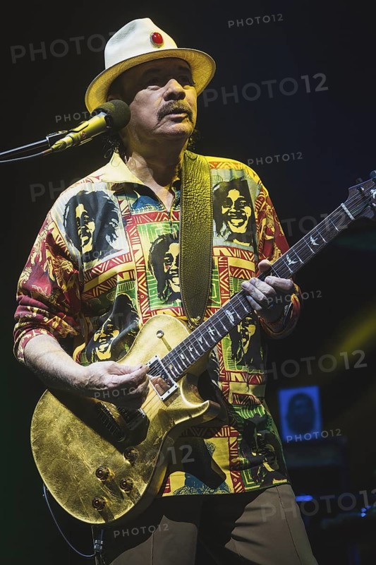 Carlos Santana, singer and guitarist of Santana live on Oneness Tour 2025 at the Uber Arena in Berlin on 13 June 2025