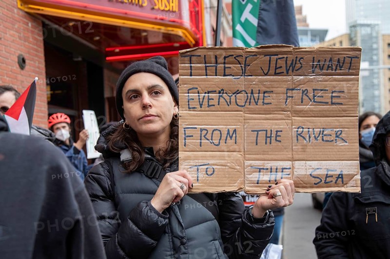 Detroit, Michigan USA, 7 November 2023, Members and supporters of Jewish Voice for Peace held a vigil outside Congressman Shri Thanedar's office, calling for him to support a ceasefire in the war in Gaza. The group said Gaza is a graveyard for children.