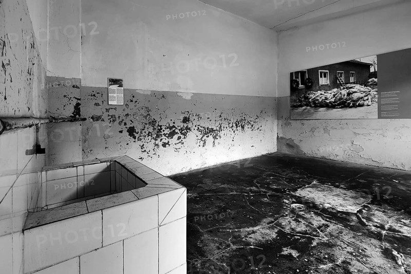 In the crematorium of the camp, former beech forest concentration camp, today a concentration camp memorial, Weimar, Thuringia, Germany